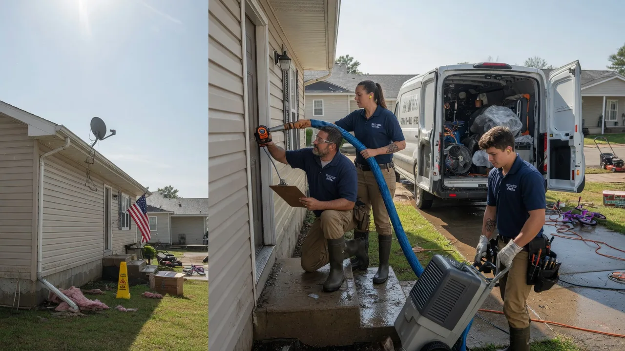Ceiling Water Damage Restoration in Bonnots Mill, MO near me